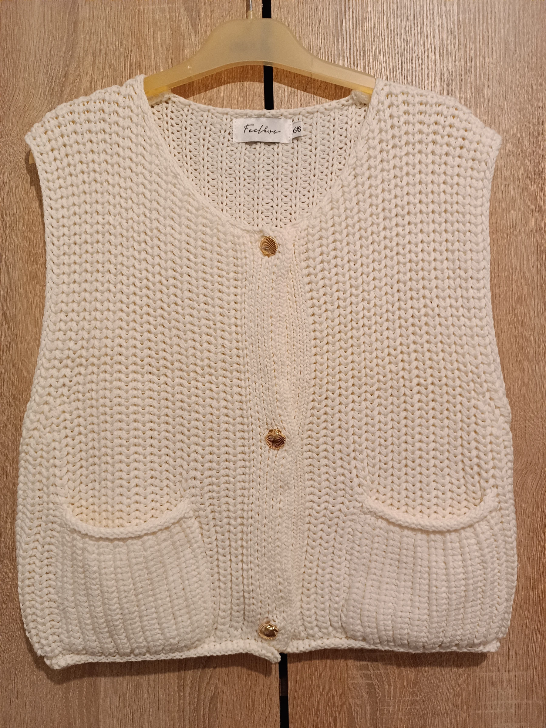 Gilet sans manche blanc